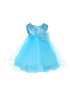 Baby Girls Sequin Illusion Tulle Flower Girl Dress 6-24M - SophiasStyle.com